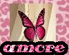 pink hair butterfly