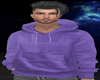 His Purple Hoodie