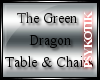 Green Dragon Table/Chair