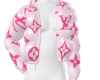 LV Pink Puffer Jacket