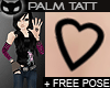 [SIN] Heart Palm Tattoo