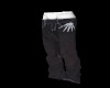 black skele bone pants