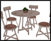 Rustic Wood Table for 4