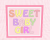 ~V~Pink Baby Girl Rug