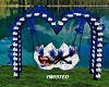 Blue Rose Couple Swing