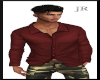 [JR] Red Silk Shirt