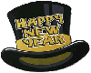[R] BLACK NEW YEAR HAT