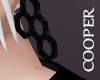 !A black stud earrings