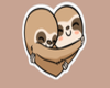 Sloth Love Cutout