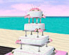 Sunset Wedding Cake