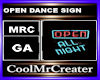 OPEN DANCE SIGN