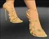 Obi D Gold Sandals