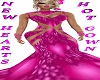 HOT PINK HEART SEXY GOWN