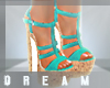 DM~Holiday heels mint