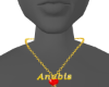 Anubis/Heart Necklace