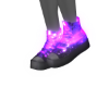Purple Galaxy sneakers