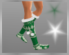 Xmas green stockings