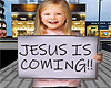 Jesus Coming Sign Cutout