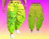 Pants Cargo Top Green