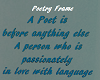 Poetry Frame