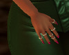 lovely fushia nails