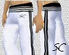 !SC sport pants white
