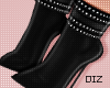 !!D Black Studed Shoes