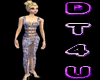 Purple diamond dress
