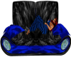 Blue&Black Animated Sofa