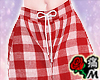 蝶 Red Plaid Joggers