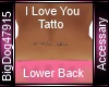 [BD] I Love You Tattoo