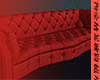 Curved Sofa Red