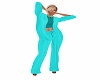 smart town pants aqua