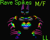 (LL)Rave Body Spikes M/F