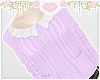 cozy knit |lilac