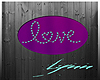 Purple Romance Love Sign