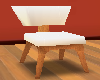 Retro White & Wood Chair