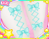 . cyan thigh bow R