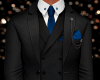 Black Suit/Blue Tie Skn
