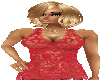 Red Lacy Top