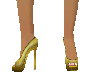 (T) Golden dress Heels