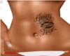 Lips Belly 3 Tattoo