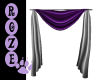 Purple & Silver Curtain