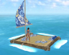 Island Raft W/Poses