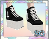 SG Platforms Cross White