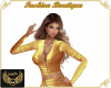 NJ] Gold Sexy Top