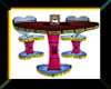 Derivable table & chairs