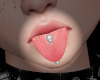 White Tongue Piercing
