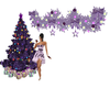 Purple Christmas Hanger