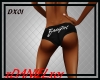 HOTPANTS  BADGIRL BLK